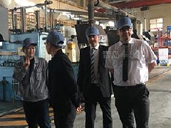 熱烈歡迎利勃海爾機(jī)械（大連）有限公司一行來(lái)我青島豐東考察